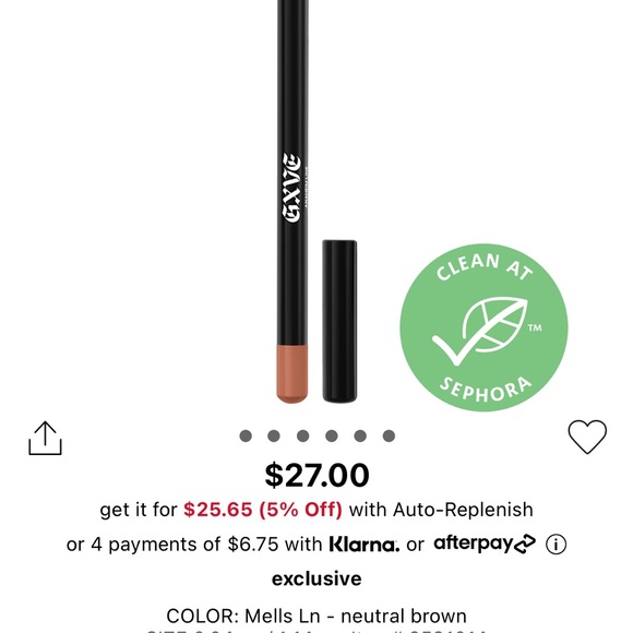 GXVE Beauty by Gwen Stefani Anaheim Line Clean Waterproof Lip Liner - Picture 5 of 5
